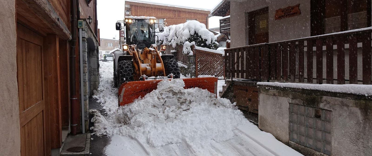 Déneigement avec B.M.G